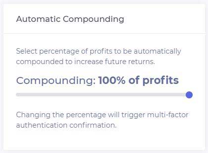 YieldNodes automatic compounding